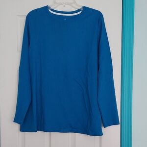 Issac Mizrahi Long Sleeve Knit Swing Top